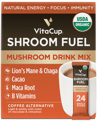 VitaCup front packaging showing 24-count box and brand benefits