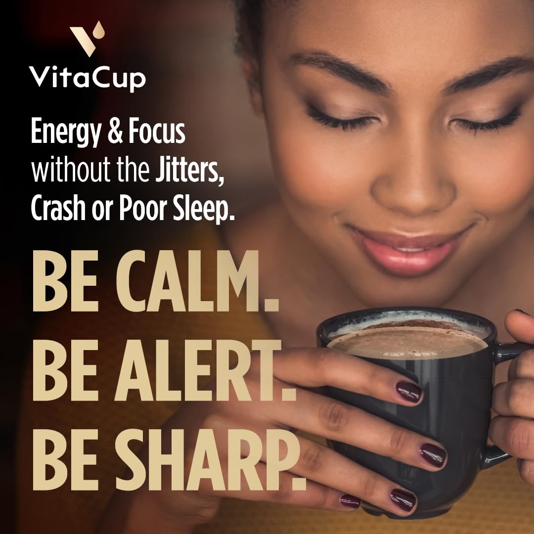 VitaCup single sealed packet close-up highlighting portable design