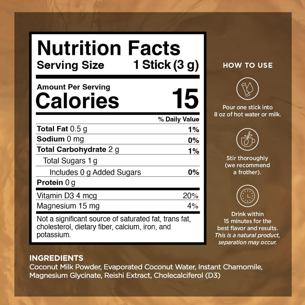 VitaCup label close-up showing nutrition facts and ingredient transparency benefit