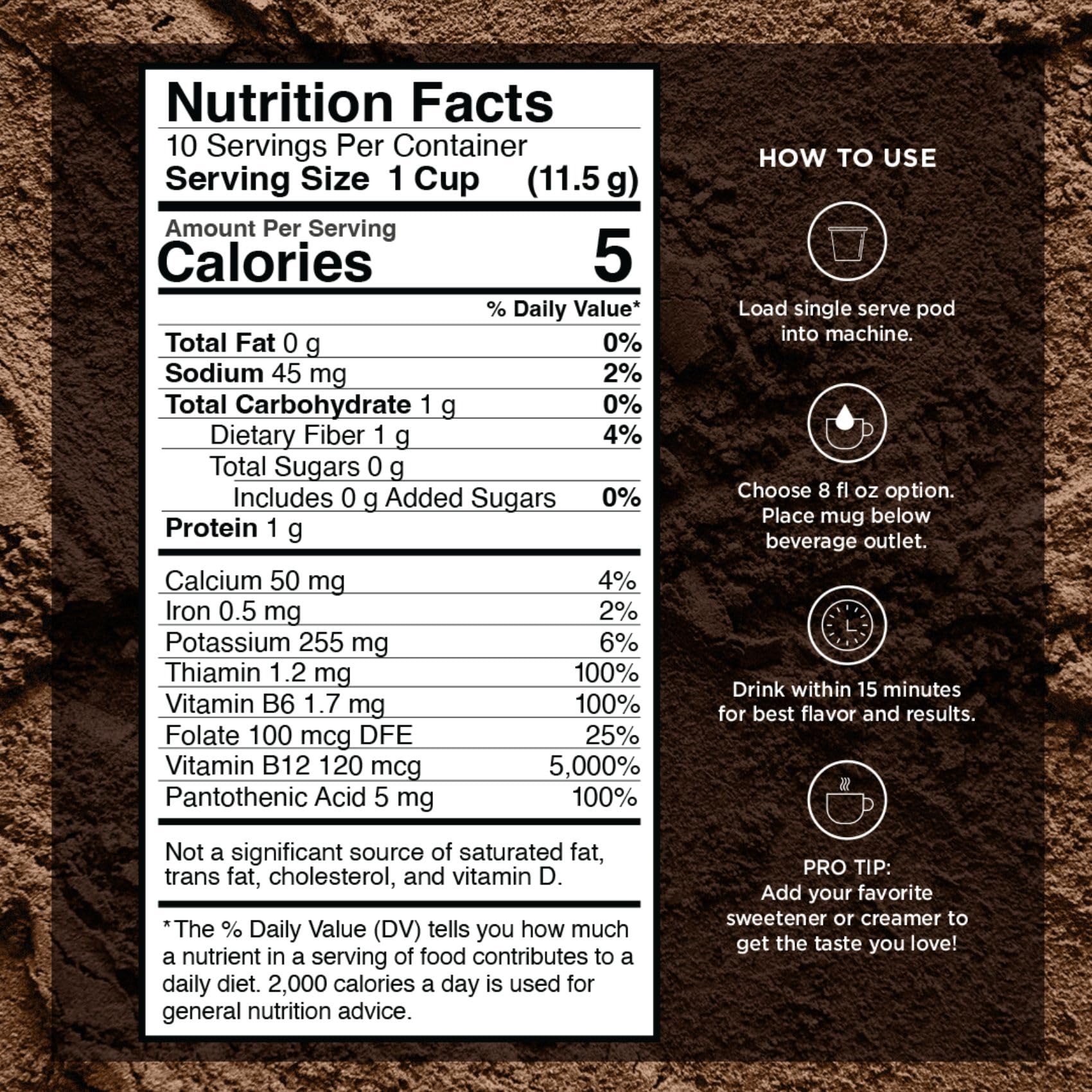 VitaCup single coffee pod close-up highlighting capsule design and freshness seal benefit