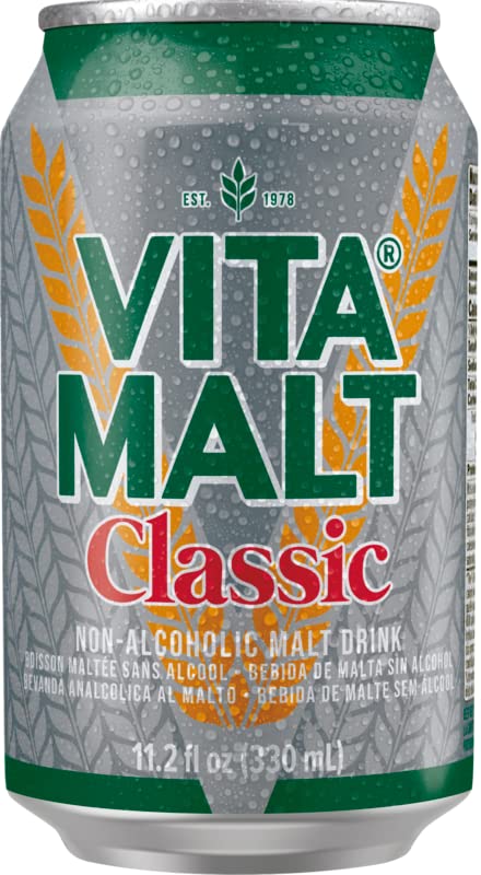 Vitamalt classic close-up label highlighting ingredients and natural malt benefits