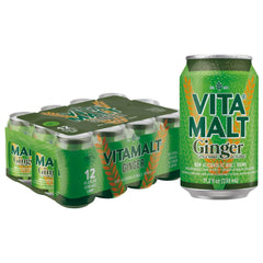 vitamalt front can showing ginger lemon flavor and refreshing look