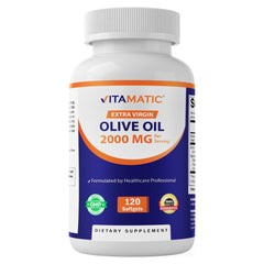 Vitamatic bottle front view showing label and count, highlights concentrated 2000 mg benefit