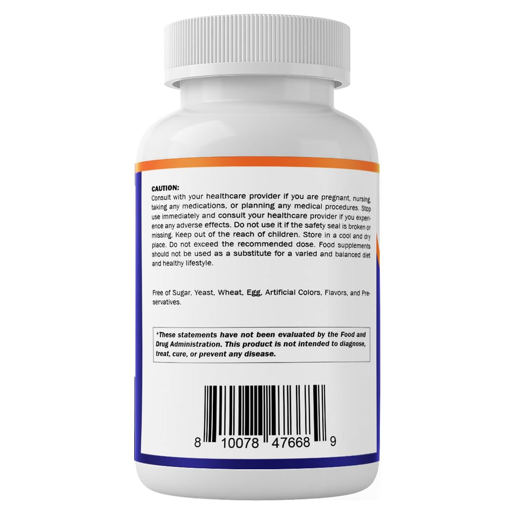 close view of Vitamatic GMP and clean-label seals communicating high manufacturing standards