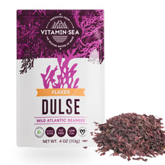 VITAMINSEA front packaging showing 4 oz dulse flakes and brand clarity