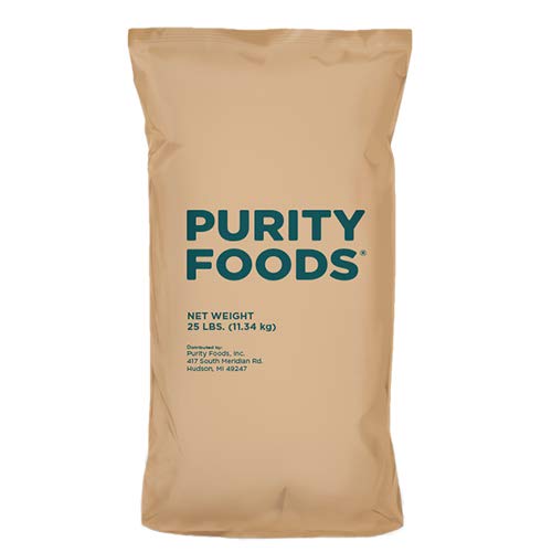 VitaSpelt front of 25 lb bag showing brand and whole grain benefit