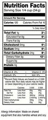 VitaSpelt flour pouring into bowl to show easy-scoop convenience and baking readiness