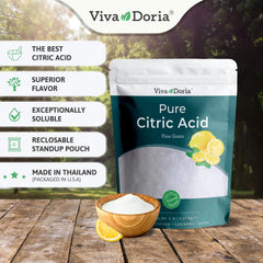 Viva Doria fine white crystalline powder close-up highlighting fast solubility
