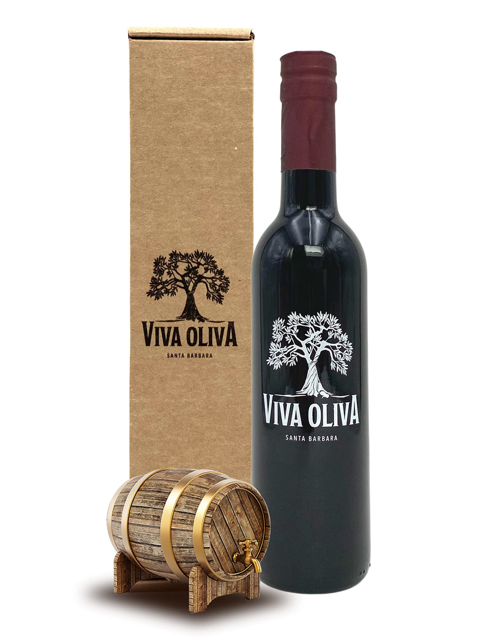 Viva Oliva front bottle view showing elegant packaging and gourmet appeal