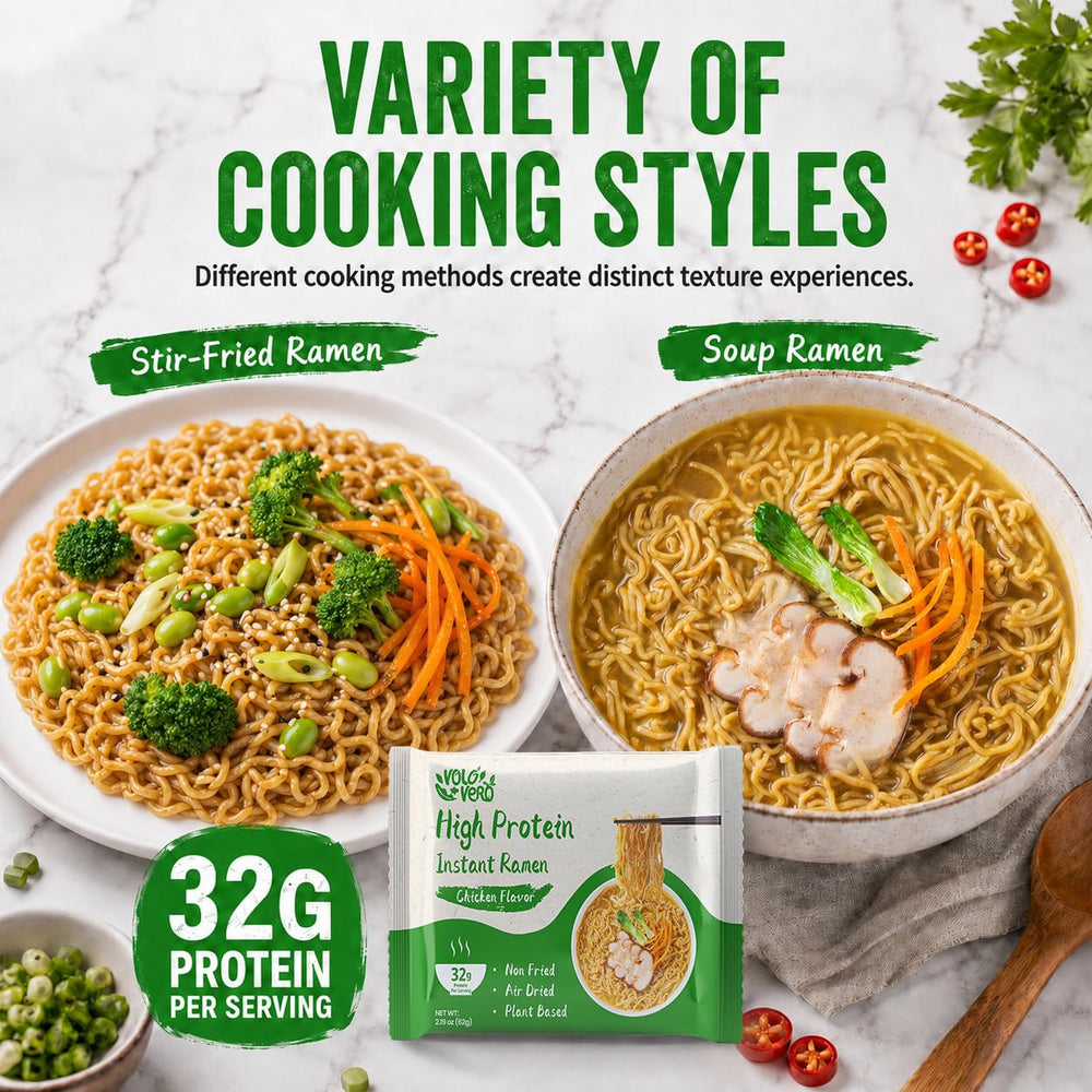 VOLO VERO noodles cooking in pot illustrating quick five-minute prep