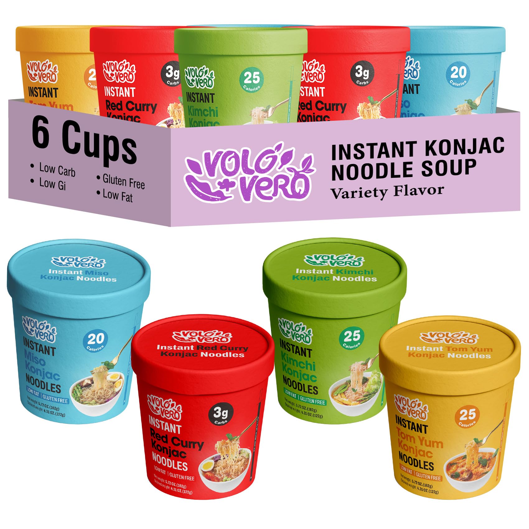 VOLO VERO front packaging showing variety pack and flavor labels for easy choice