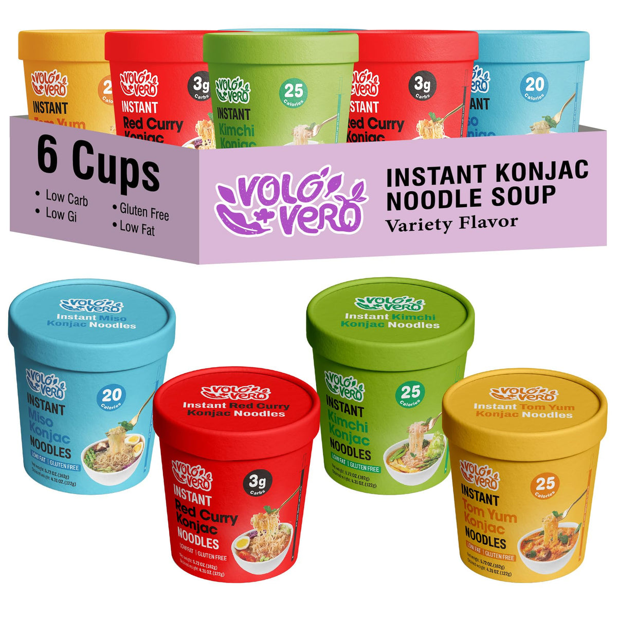 VOLO VERO front packaging showing variety pack and flavor labels for easy choice