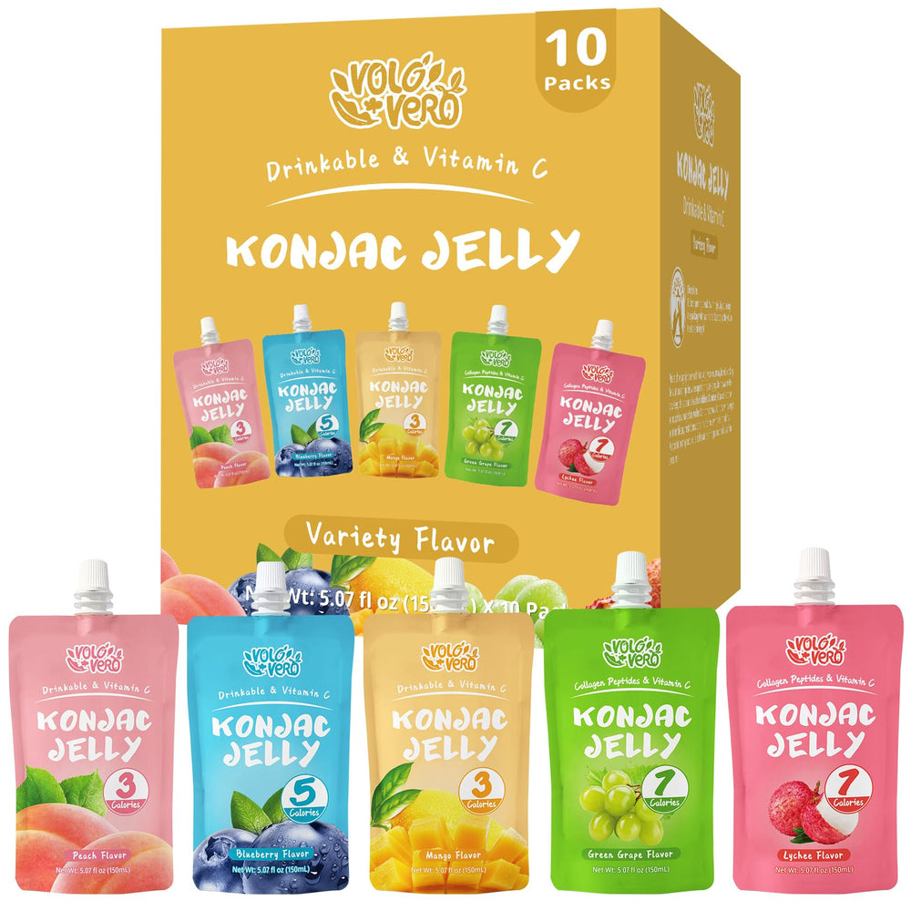 VOLO VERO front packaging showing 10-pouch variety pack and flavors for convenience