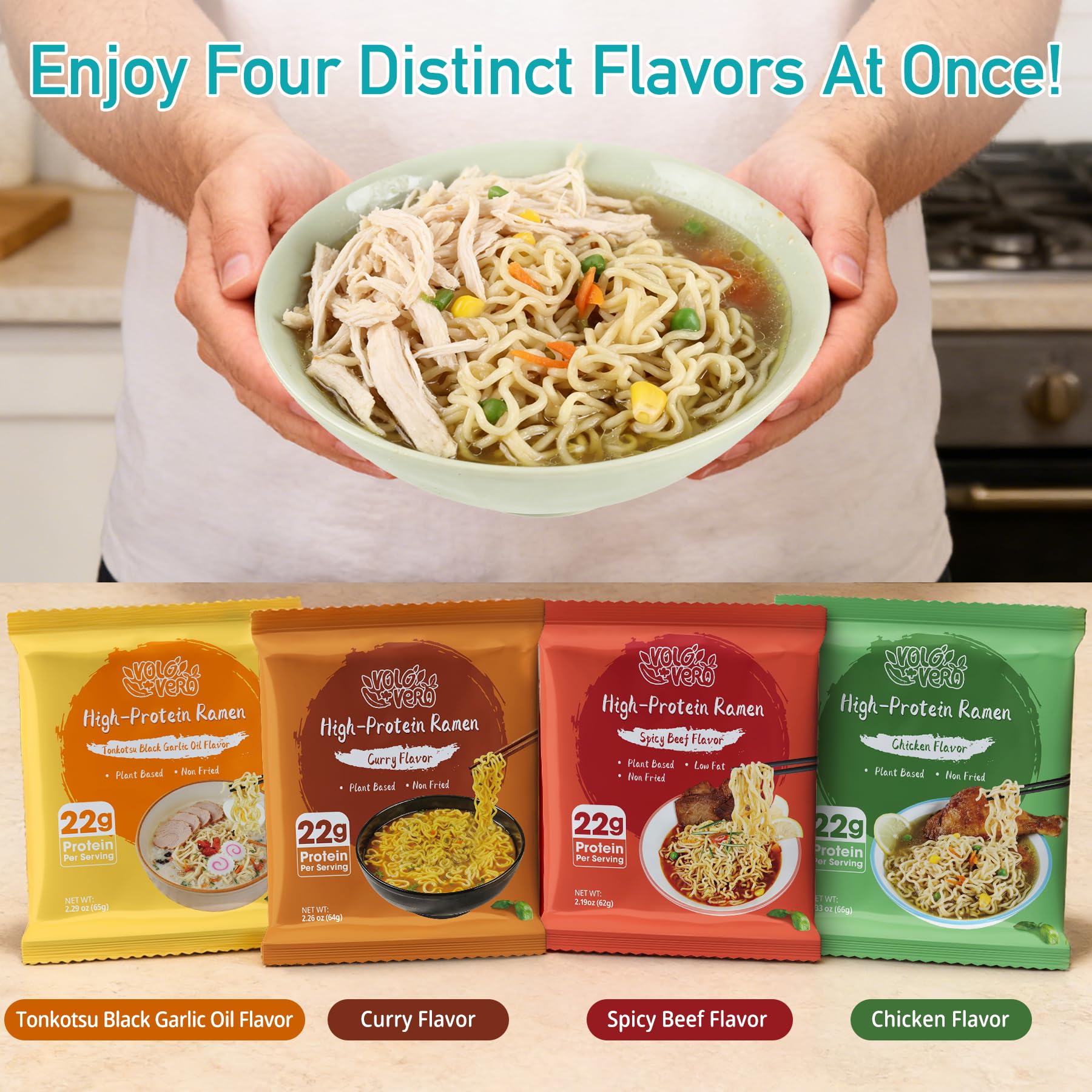 VOLO VERO size comparison showing single-serve portion convenience