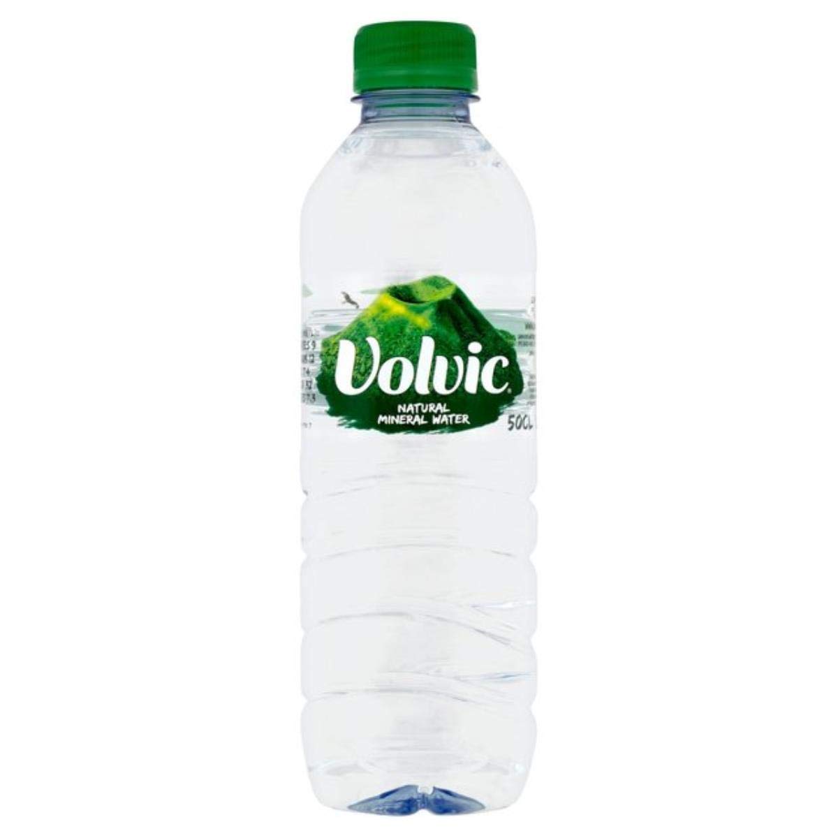 Volvic 500ml front view showing label and clarity for refreshing hydration