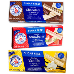 Circle of Drink Voortman front packaging showing three 9 oz bags and clear labeling benefit: variety convenience