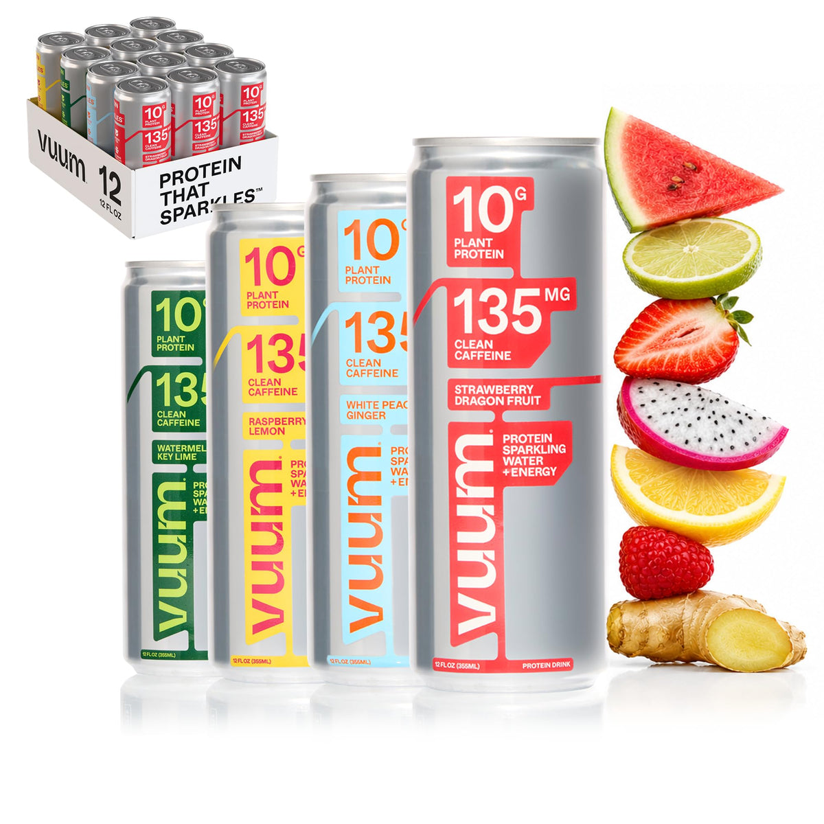 VUUM can front packaging showing label and flavor benefit