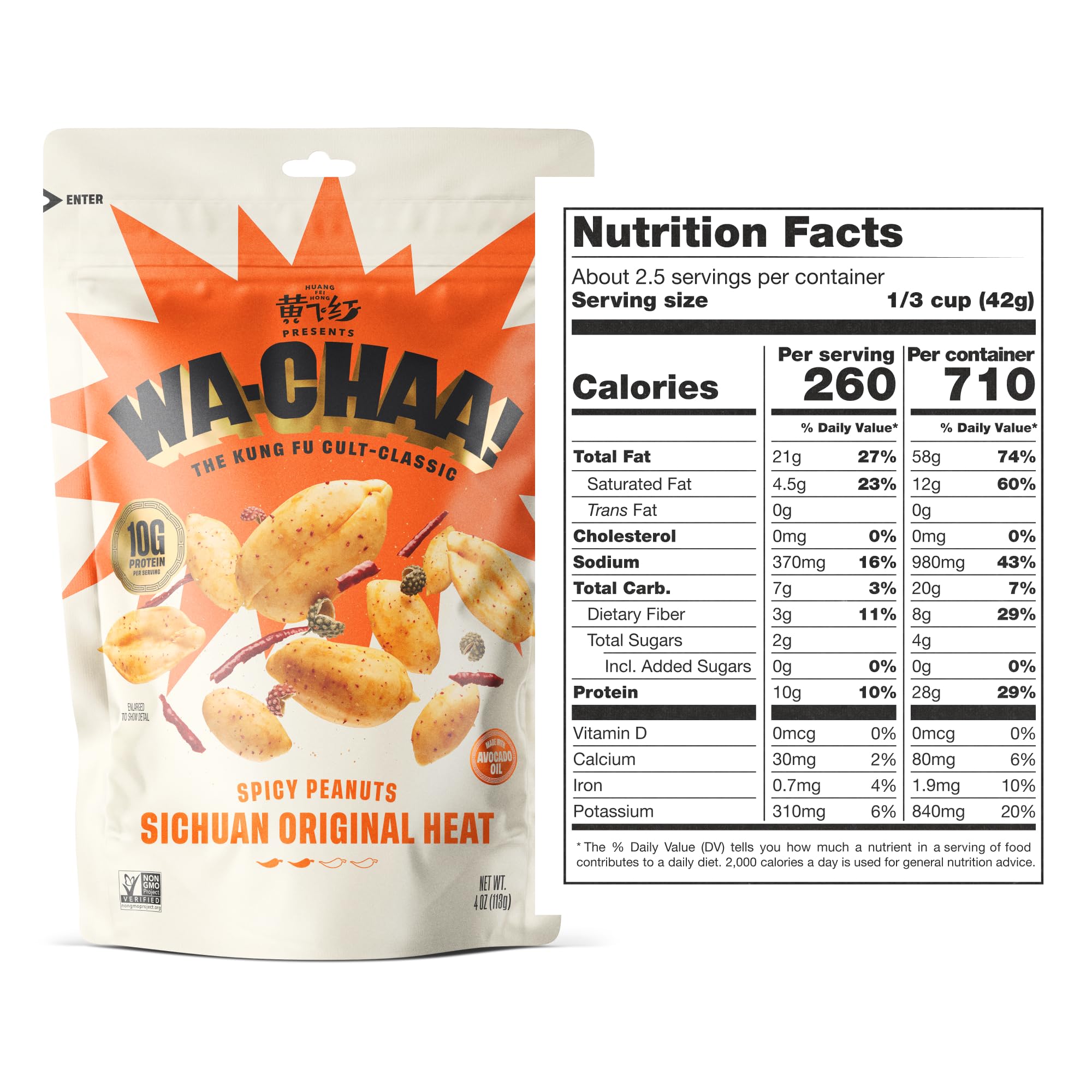 WA-CHAA! peanuts served in a bowl for parties demonstrating shareable snack appeal