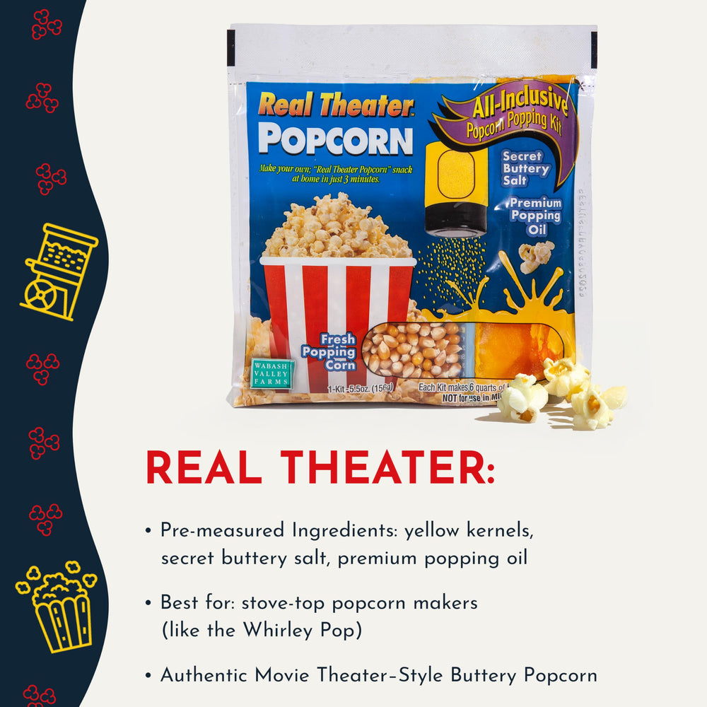 Wabash Valley Farms close-up of gourmet yellow popcorn kernels, high-quality popping result