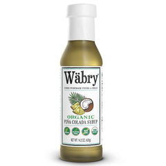 Wabry bottle front showing label and tropical branding for easy selection