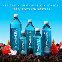 Waiākea glass pour revealing mineral clarity and refreshing taste benefit