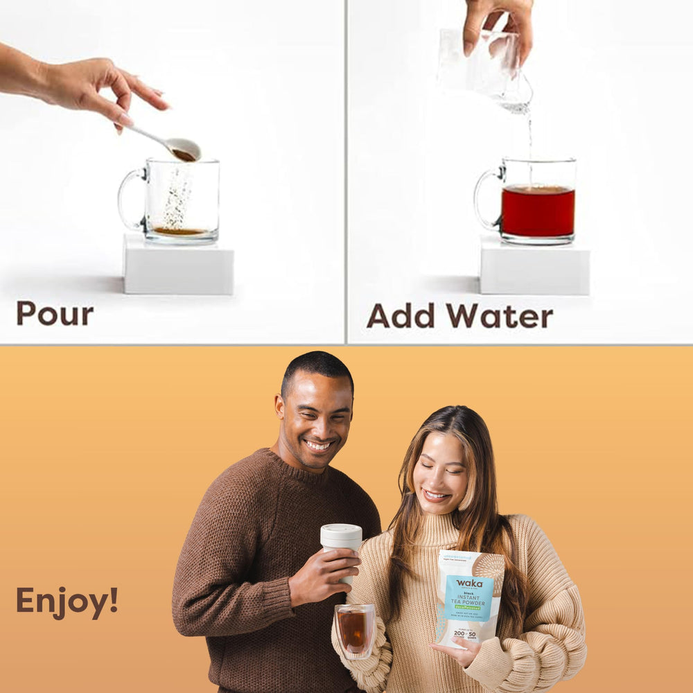 Creamy milk tea made with Waka as a neutral latte base