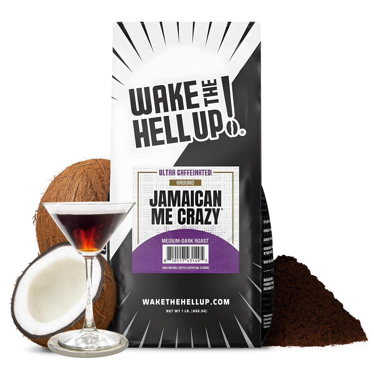 Wake The Hell Up! front packaging showing bold logo and roast details for quick recognition