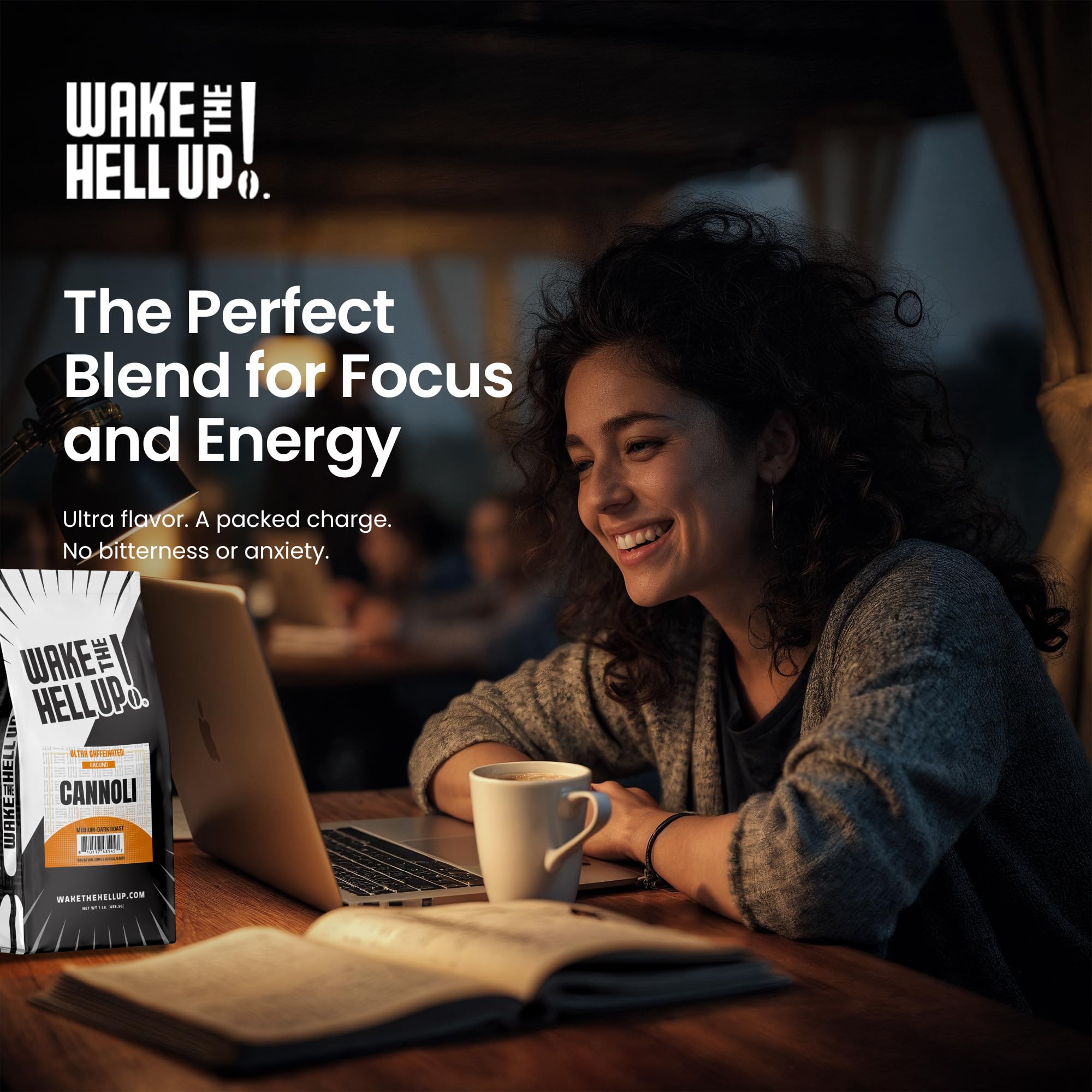 Wake The Hell Up! poured espresso shot capturing crema and concentrated cannoli-like notes