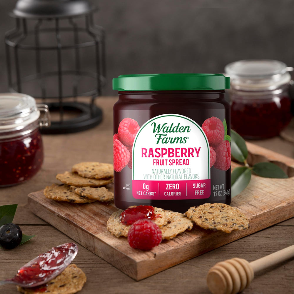 Walden Farms three-pack group shot, pantry-ready zero-calorie options