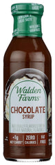 Walden Farms bottle front label showing brand and zero calorie benefit
