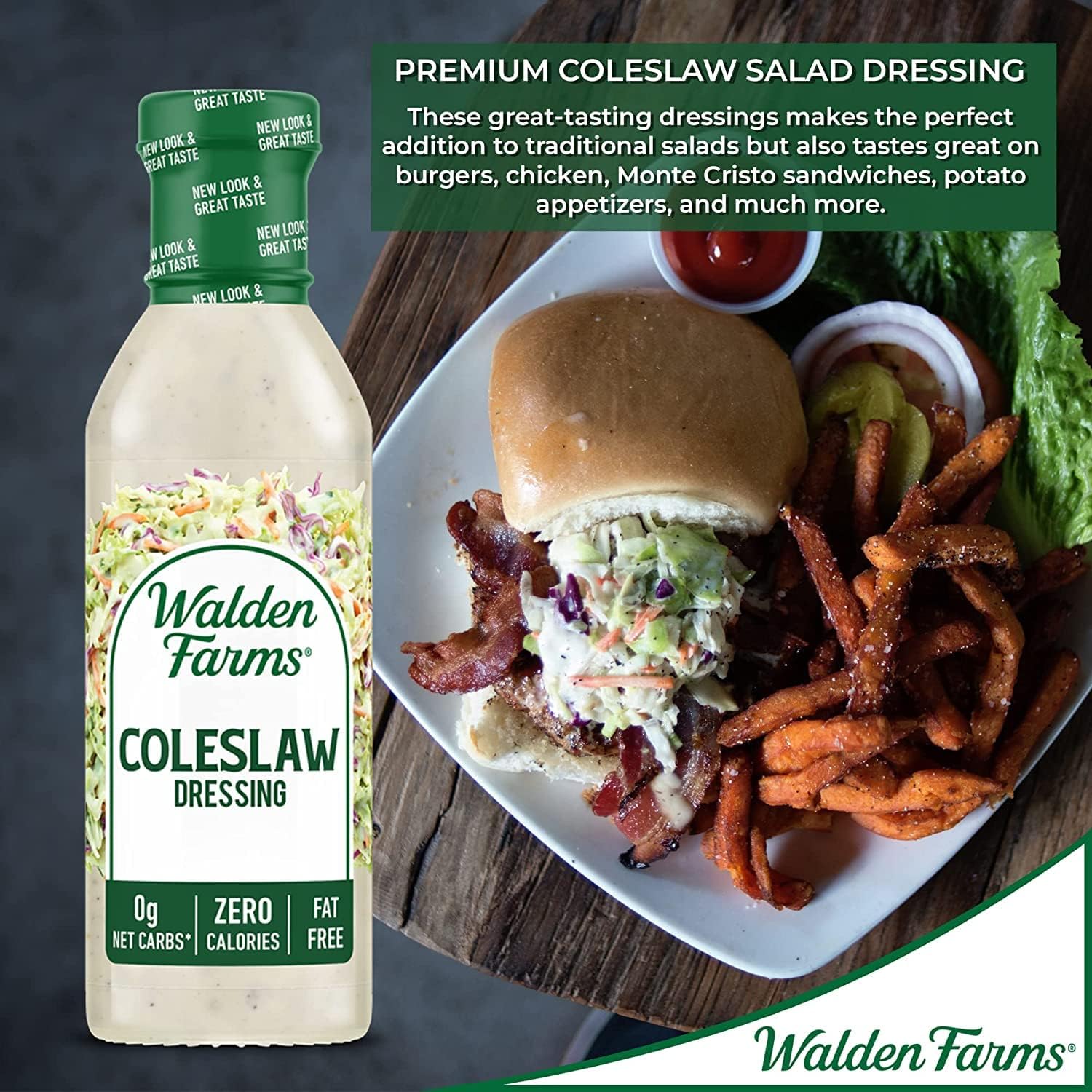 Walden Farms two bottles side by side highlighting value pack convenience