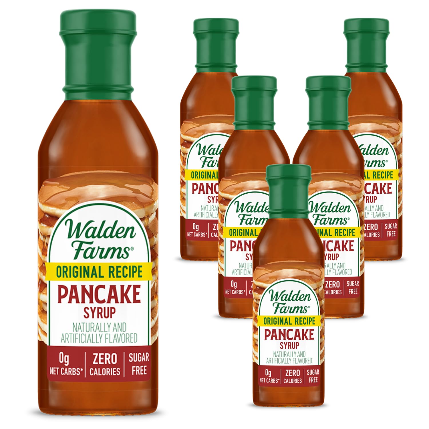 Walden Farms front bottle view showing packaging and brand benefit