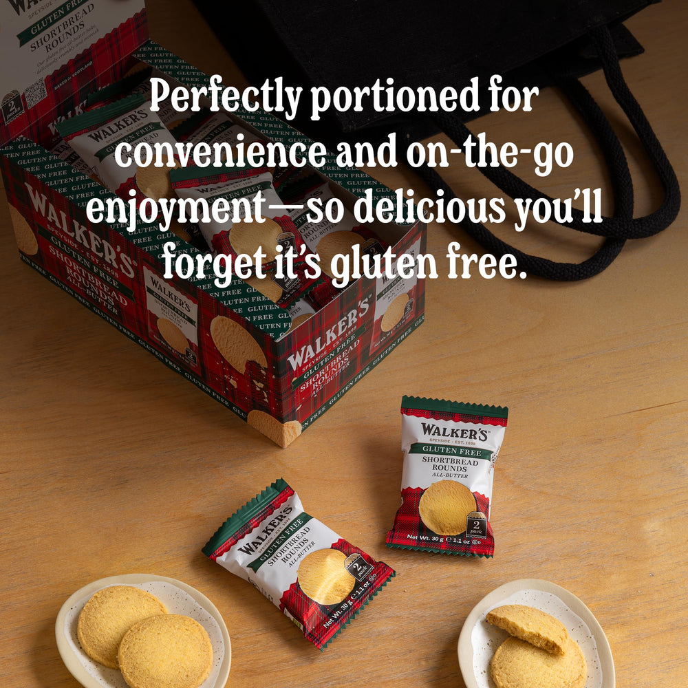 Walker's individually wrapped snack packs ready for travel and portion control