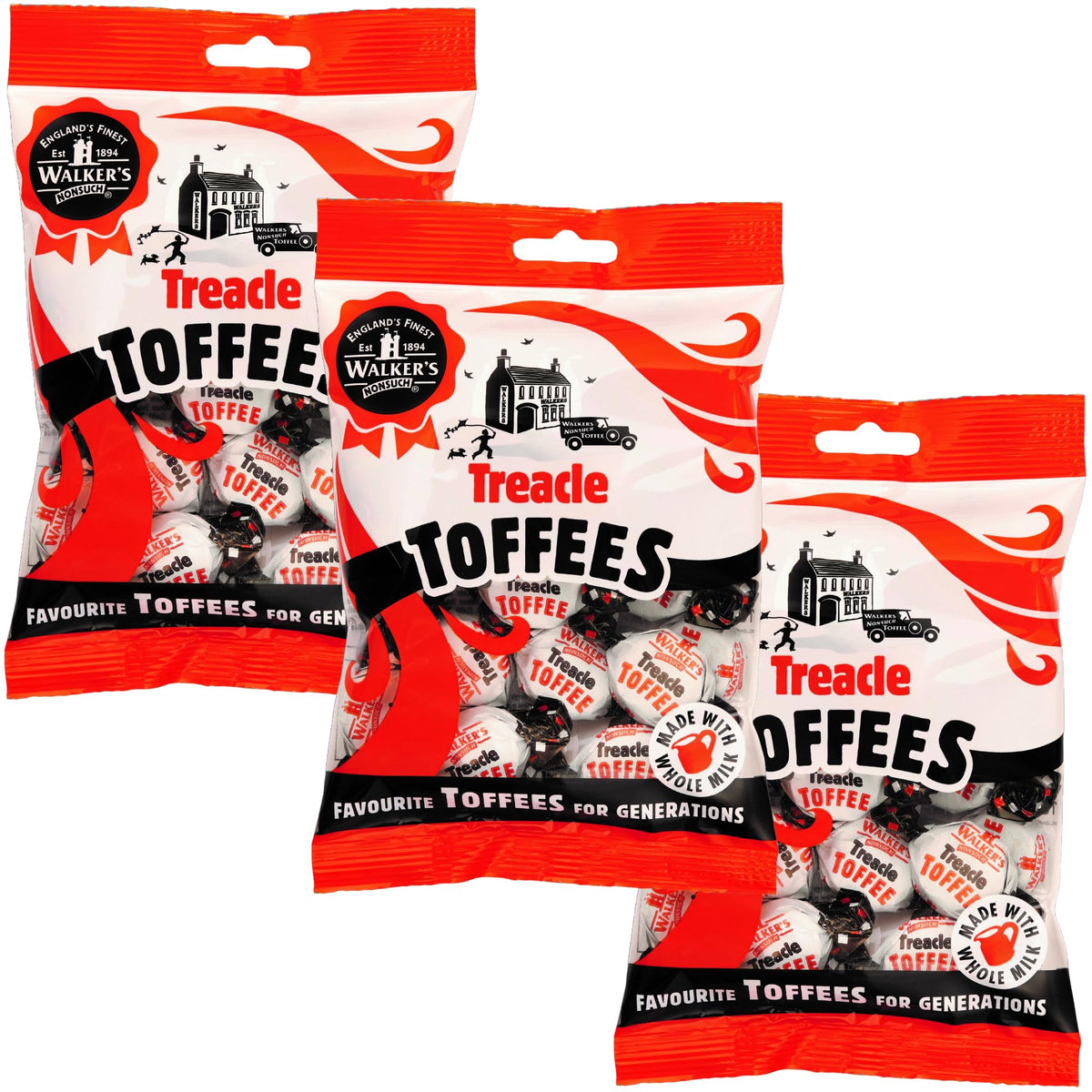 Walkers' Nonsuch front packaging showing brand and three bars, great for gifting