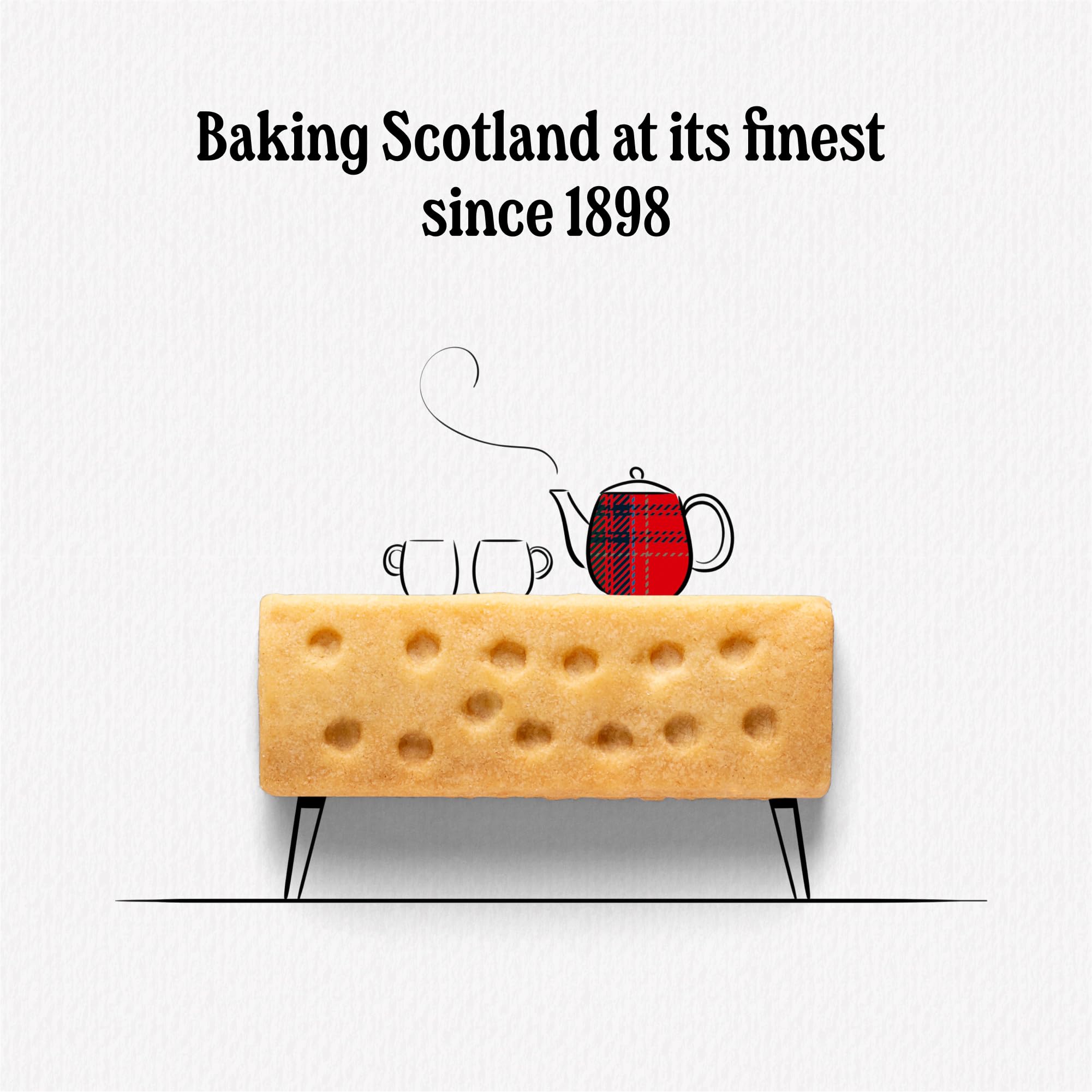 Walker's Scottie cookies on a tea table showing elegant serving suggestion