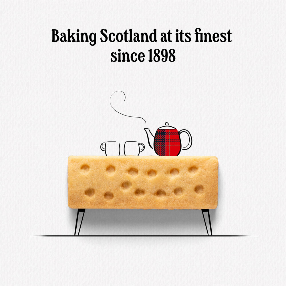 Walker's Scottie cookies on a tea table showing elegant serving suggestion