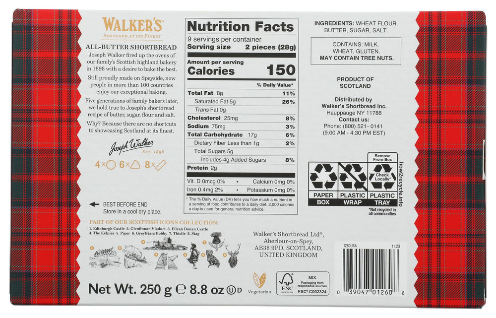 Walkers close-up of crumbly shortbread texture highlighting buttery crispness