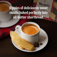Walkers buttery shortbread texture close-up emphasizing melt-in-mouth quality