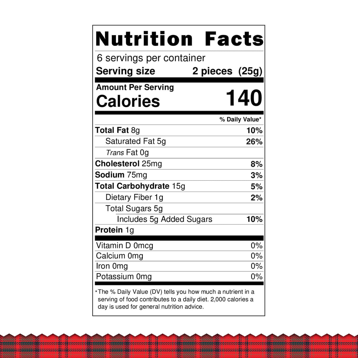 Walkers tartan packaging detail emphasizing heritage and gifting appeal