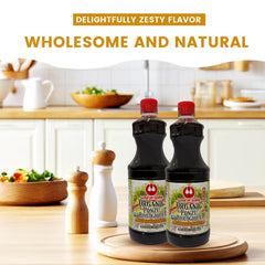 Wan Ja Shan label close-up highlighting organic and gluten-free certifications