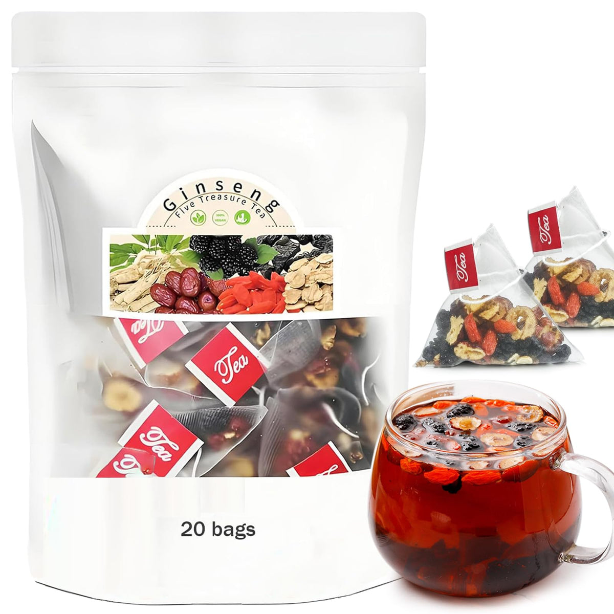 Wanciment front packaging showing product name and ginseng blend benefits