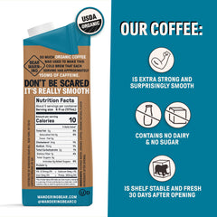 wandering bear spout and cap detail on carton for easy pouring and mess-free serving