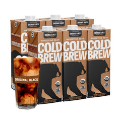 Wandering Bear front packaging showing bold cold brew and ready-to-pour convenience