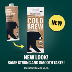 Wandering Bear being poured over ice demonstrating smooth, refreshing cold brew enjoyment