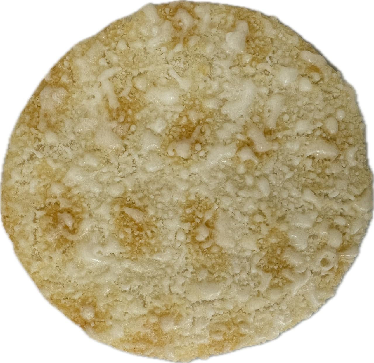 Want Want cracker in hand to show portion size and easy on-the-go snacking