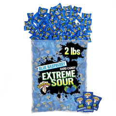 Warheads front packaging showing 2 lb bag and brand for easy recognition and bulk convenience