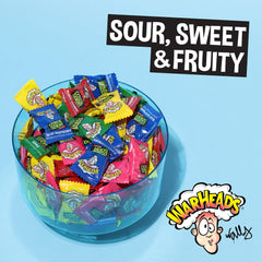 Warheads coating texture detail showing sour dust that delivers the signature tang