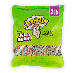 WARHEADS front 2 lb packaging showing bright branding and bulk size benefit