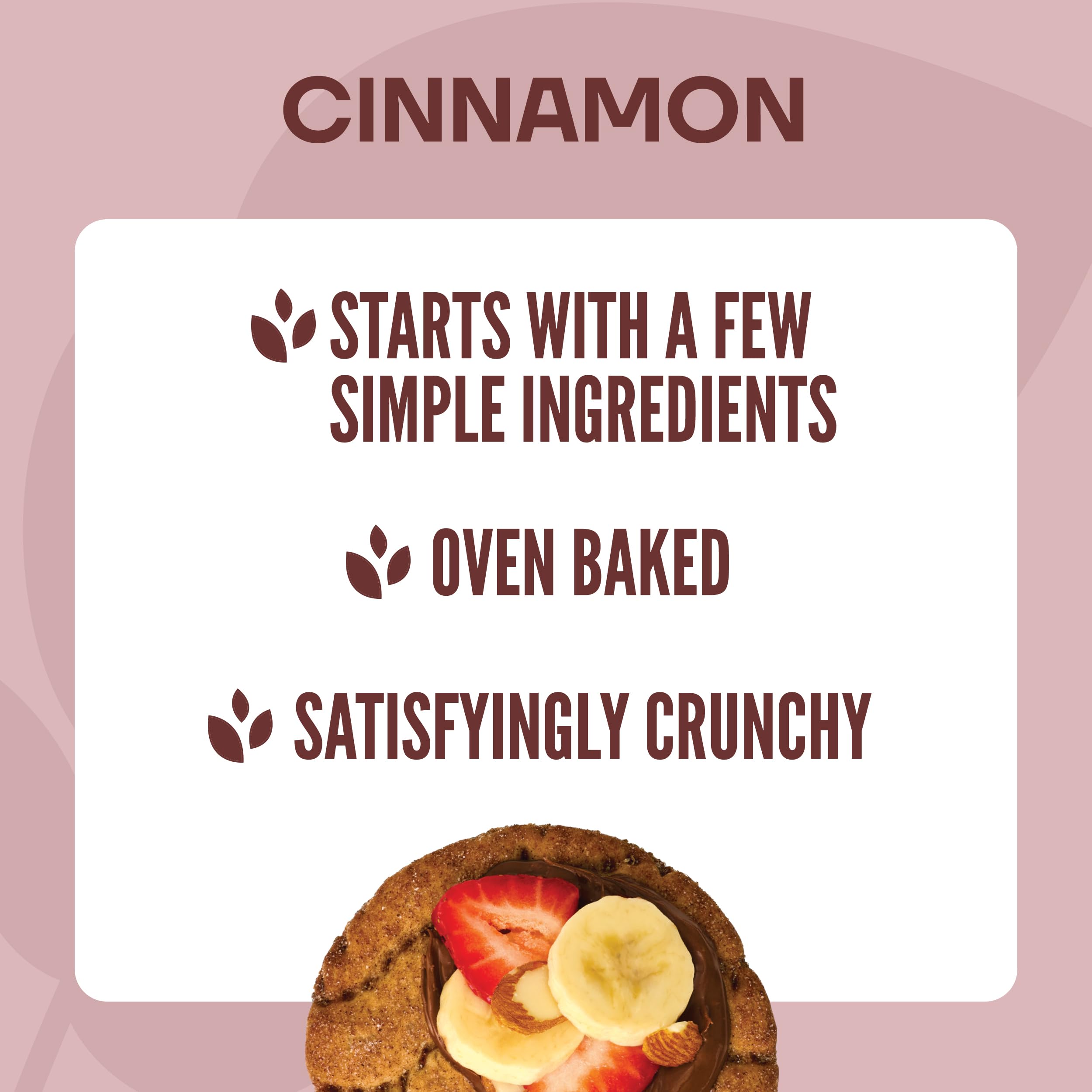 Wasa cinnamon cracker topped with ricotta and berries for sweet pairing