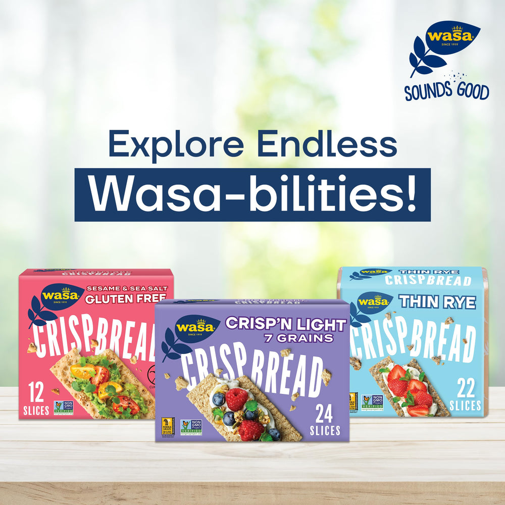 Wasa ingredient label closeup showing non-GMO ingredient transparency